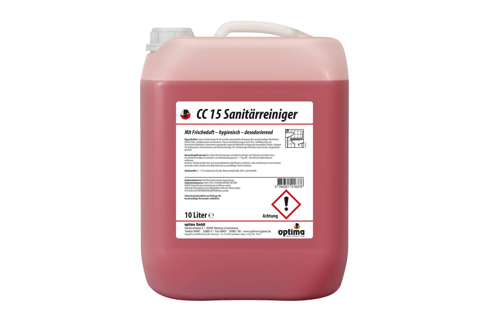 CC 15 Sanitärduftreiniger 10 l