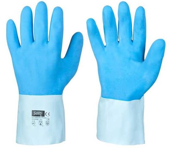 Naturlatex-Handschuh blau Größe 10
