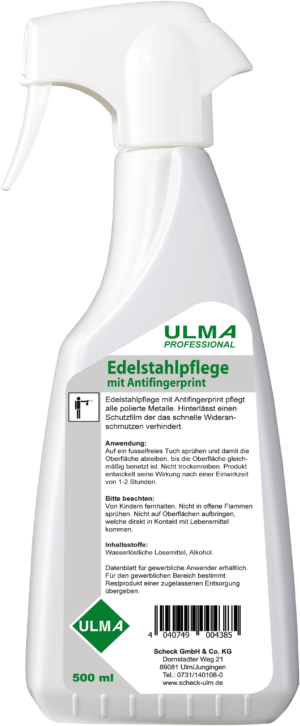 ULMA Edelstahlpflege Antifingerprint 500 ml