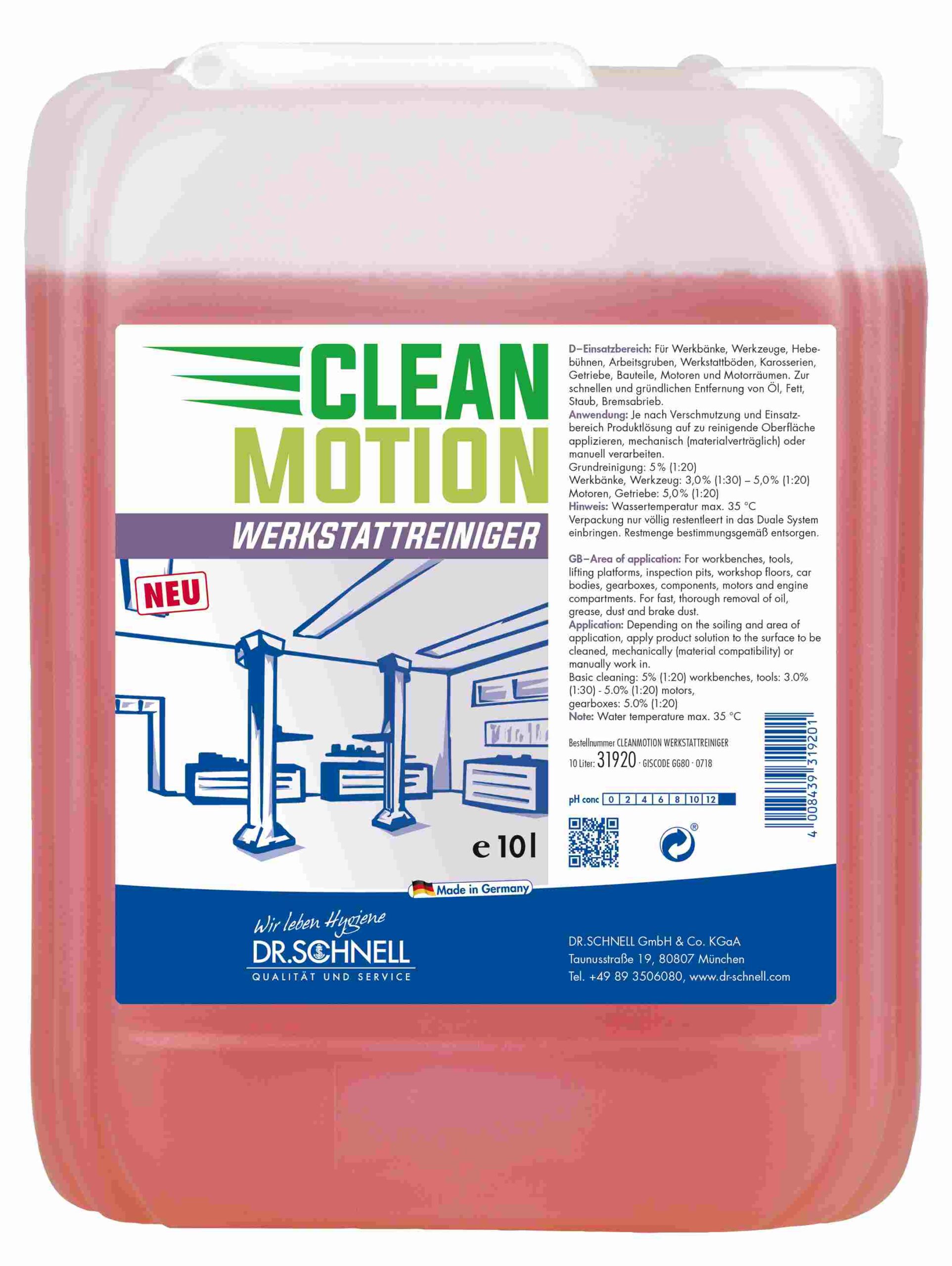 CLEANMOTION Werkstattreiniger 1 l