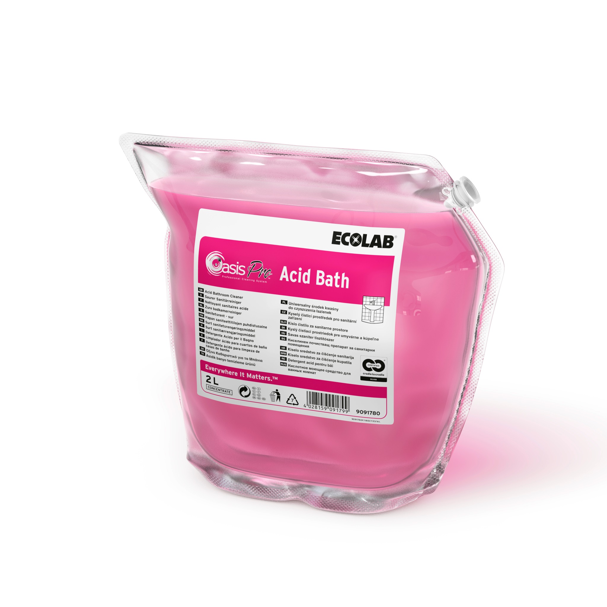 Ecolab Oasis Pro Acid Bath 2 x 2 l