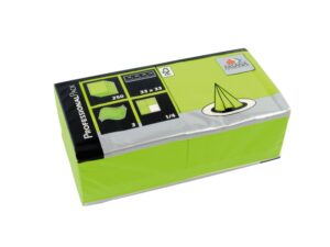 Fasana Zelltuchservietten 33x33cm, 1/4 Falz, 3-lg., fresh green