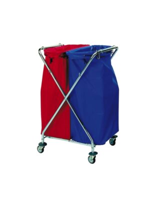 Abfallwagen Stabil-X, inkl. Halterahmen f. 2x120 l Abfallsack