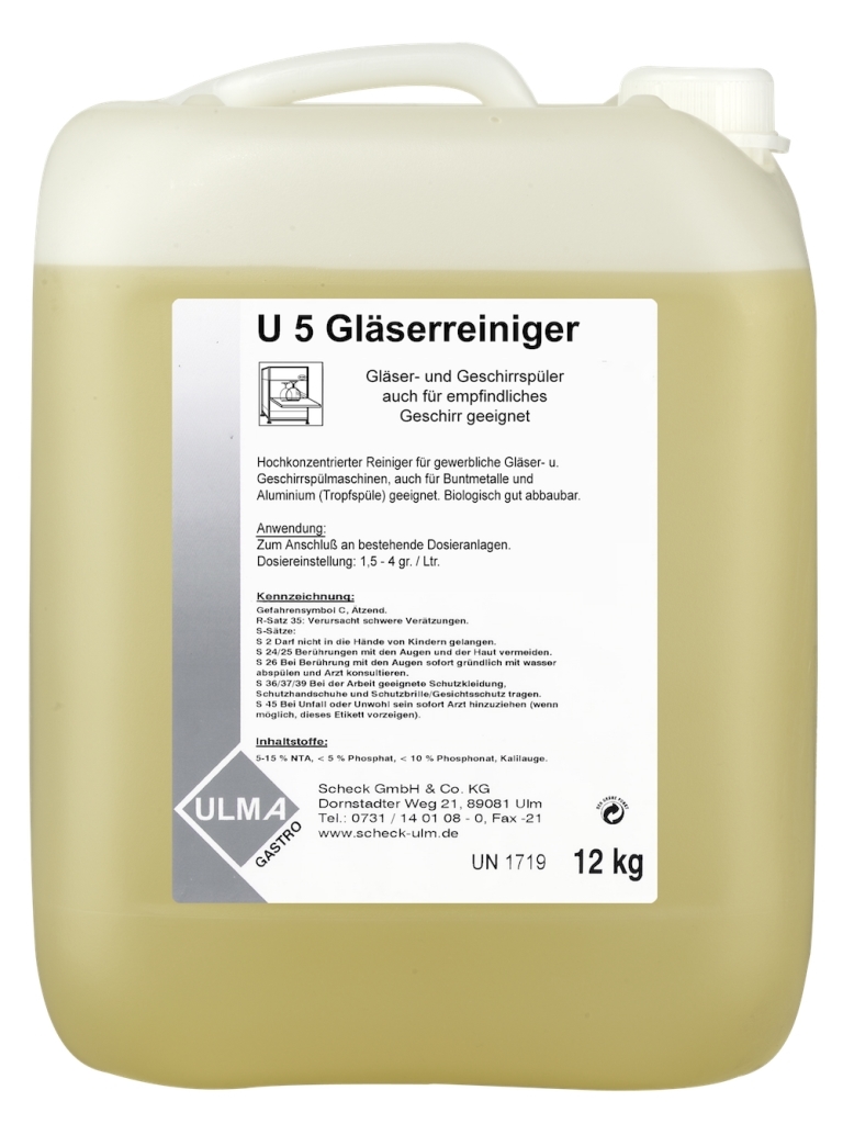ULMA Gläser- und Geschirr-Reiniger U 5 - 12 kg