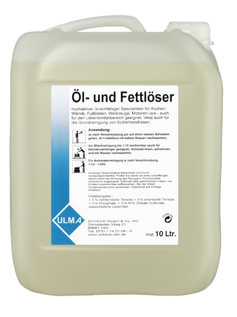 ULMA Öl- & Fettlöser Konzentrat, 10 l